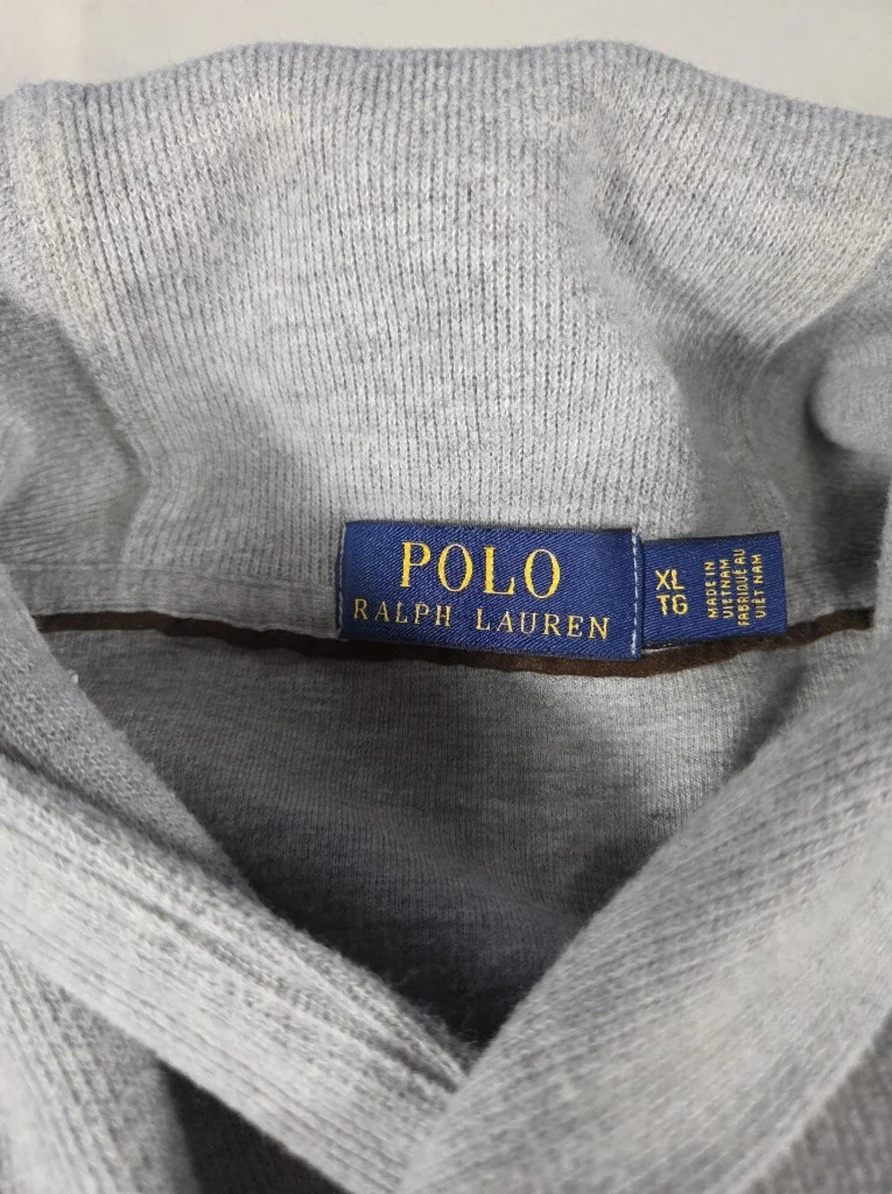 Polo Ralph Lauren Gray Shawl Collar Pullover XL